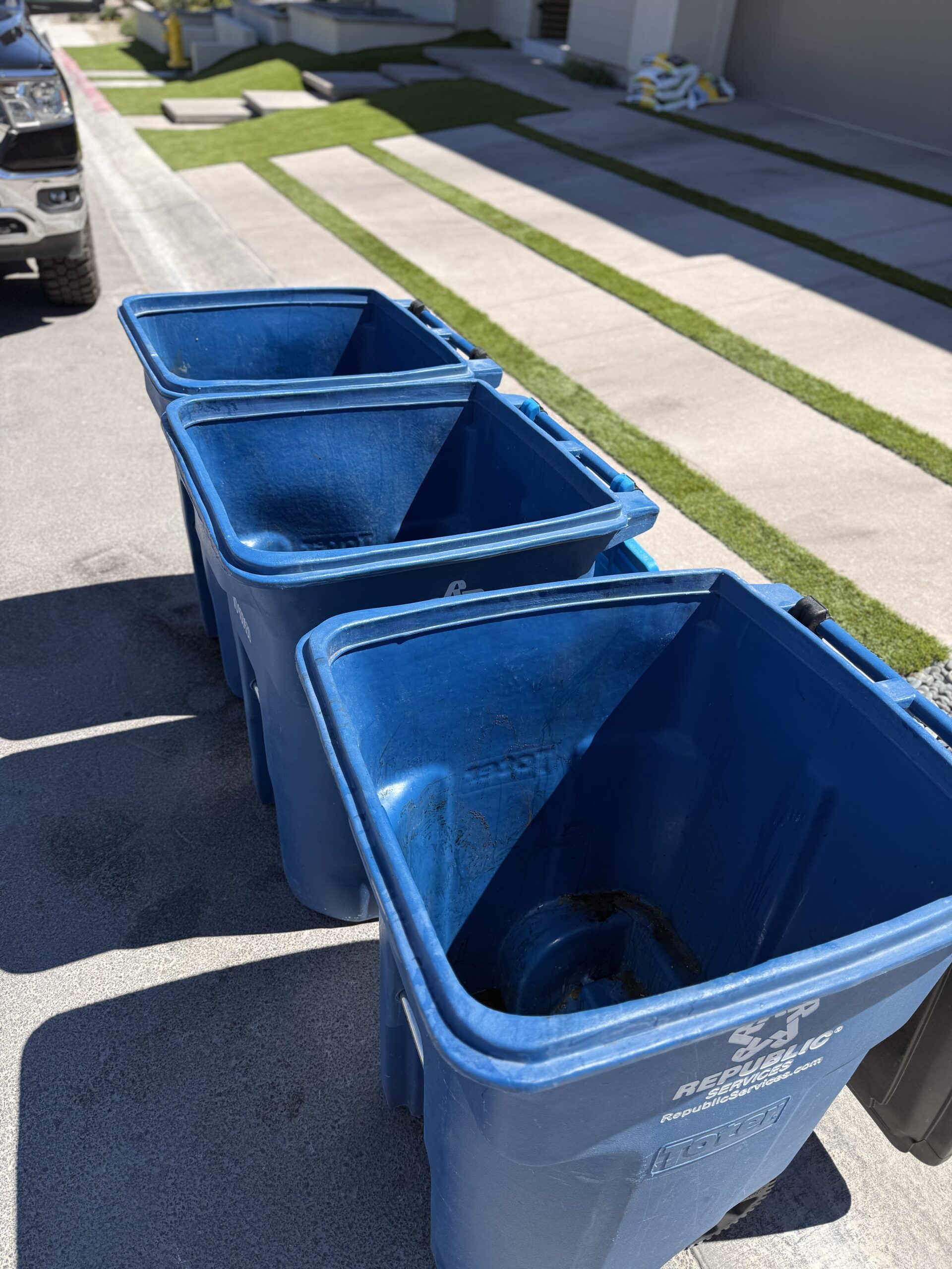 After: Completely cleared commercial space after Liberty Junk Removal services