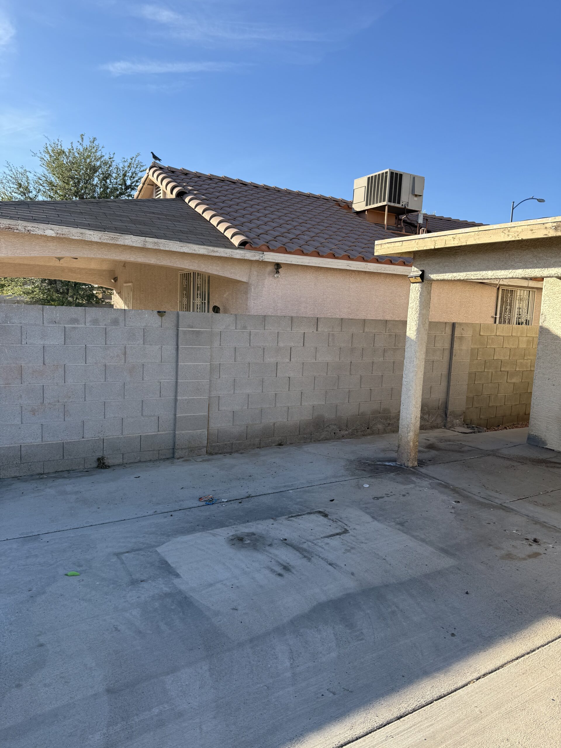 After: Cleared backyard following same day junk pickup in Henderson